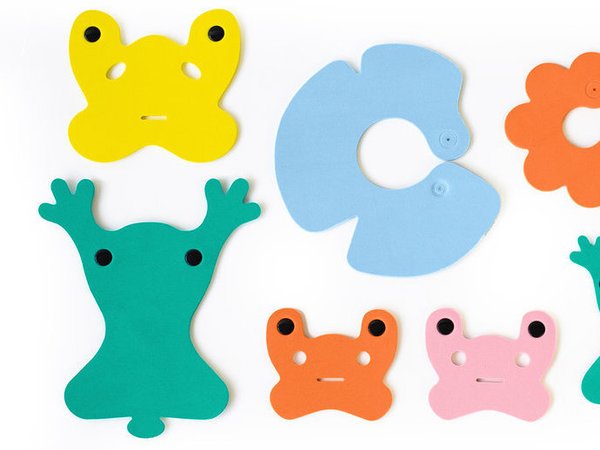 Frosch 3D Badespielzeug von Quutopia