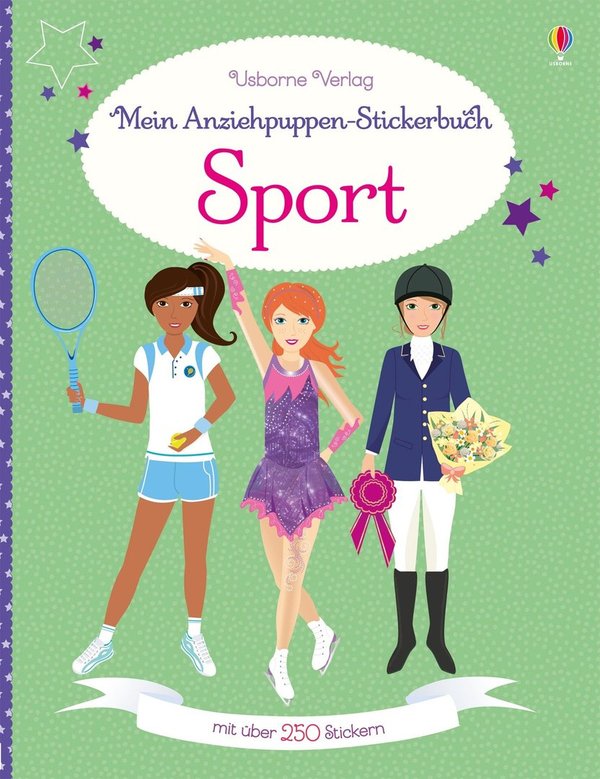 Mein Anziehpuppen-Stickerbuch Sport
