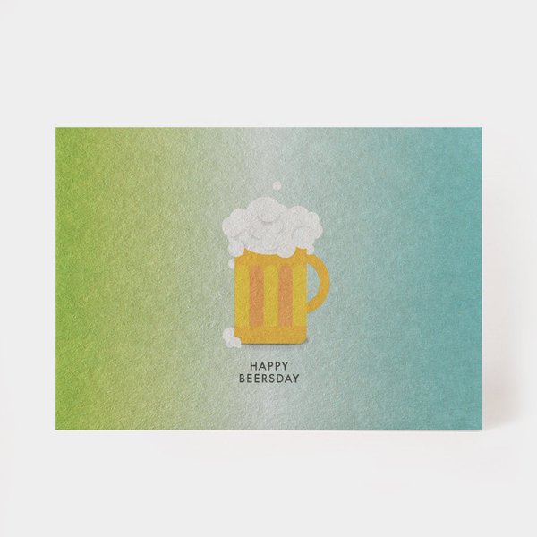 Postkarte Happy Beersday