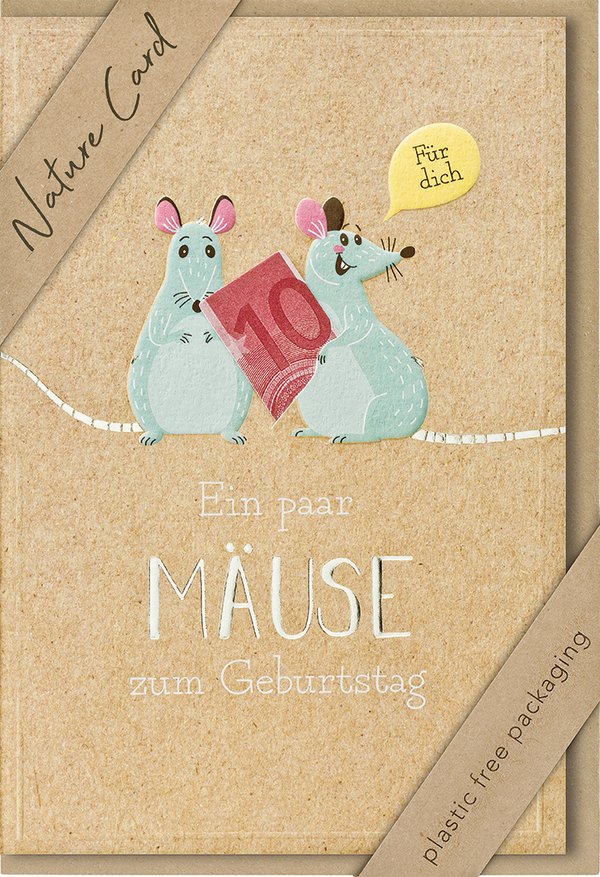 Karte Handmade ein paar Mäuse