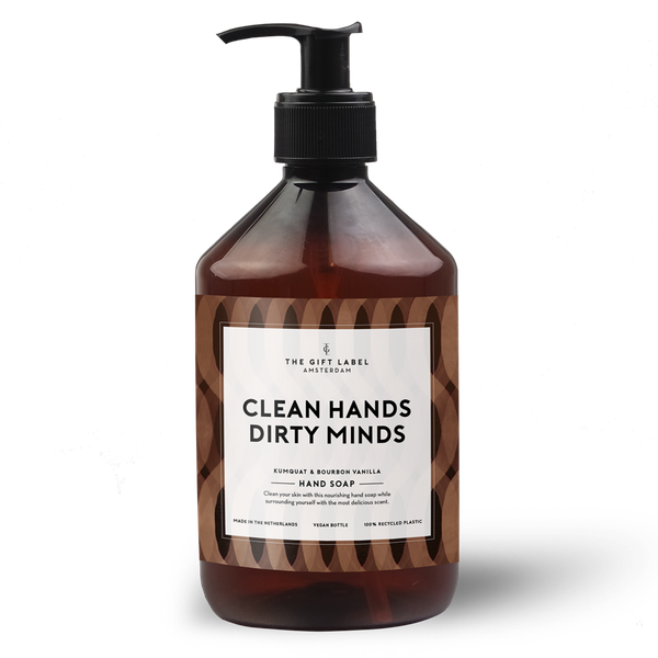 Handseife "Clean Hands Dirty Minds" von the gift label Amsterdam